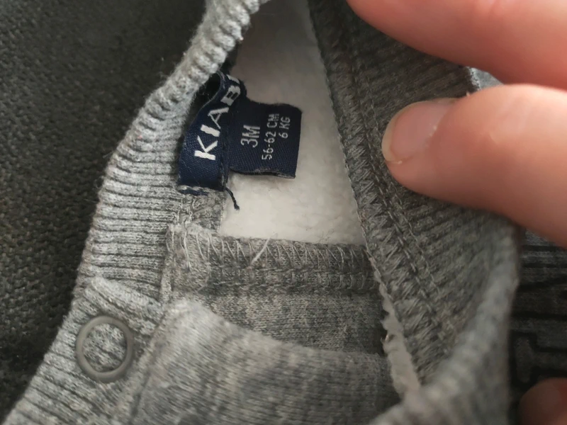Pull gris garçon 3 mois Kiabi - photo numéro 3