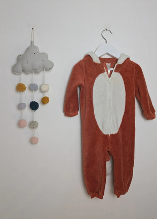 Baby Fuchskostüm | Onesie, Overall | H&M | 74 | Ziegelrot, brand: H&M, condizioni: Ottime, taglia: 9-12 mesi / 74 cm, €3.00, €3.85 include la Protezione acquisti