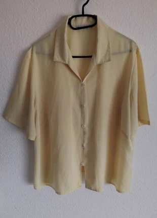 Chemisier ample Gérard Pasquier jaune pâle – Taille 50, brand: Gerard Pasquier, condizioni: Ottime, taglia: 5XL / IT 54 / EU 50, €8.00, €9.10 include la Protezione acquisti