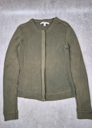 Pull zippé Tommy Hilfiger femme kaki 100% coton - Taille L, merk: Tommy Hilfiger, staat: Goed, maat: L / 40 / 12, € 12,00, € 13,30 inclusief Kopersbescherming