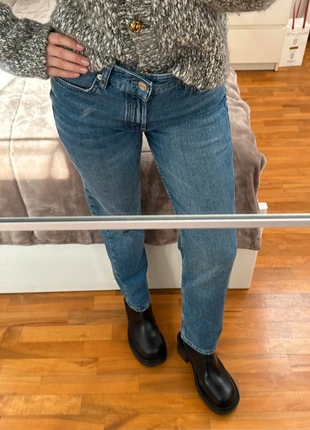 Massimo Dutti Mid-Rise Blue Jeans – Straight Fit, marke: Massimo Dutti, zustand: Sehr gut, größe: S / 36 / 8, 23,00 €, 24,85 € inklusive Vinted-Käuferschutz