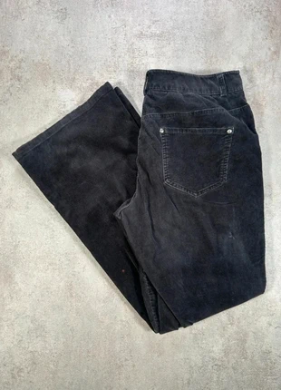 Pantalon En Velours Côtelé / Corduroy dockers noir coupe droite poches rivets zip taille 8, merk: Dockers, staat: Heel goed, maat: M / 38 / 10, € 5,00, € 5,95 inclusief Kopersbescherming Pro