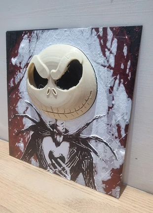 Jack skellington - art, marke: Art, zustand: Sehr gut, 15,00 €, 16,45 € inklusive Vinted-Käuferschutz