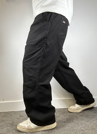 Pantalon en tissu Dickies noir coupe droite – W40 L30 | FR 50 | IT 56, brand: Dickies, condition: Good, size: W40, €20.00, €21.70 includes Buyer Protection Pro