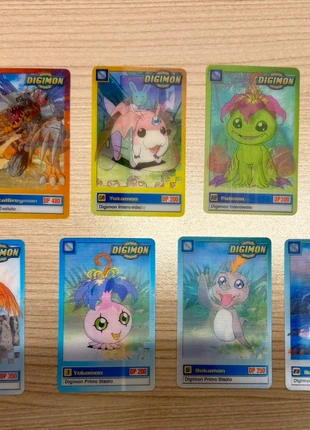 Lotto 9 carte digiuno 3d lenticolari Bandai 1999, marque: Digimon, état: Très bon état, 10,00 €, 11,20 € Protection acheteurs incluse