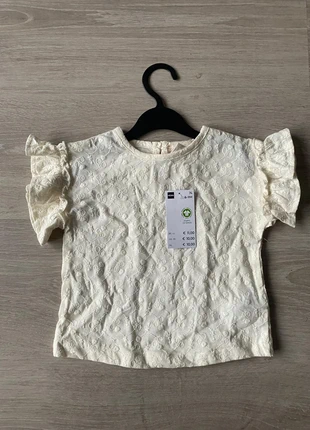 T-shirt crème bébé fille, brand: Hema, condition: New with tags, size: 6-9 months / 68 cm, €4.00, €4.90 includes Buyer Protection
