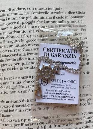 Bracciale color argento con ciondolo timone - bigiotteria, marca: Selecta Oro, estado: Nuevo con etiquetas, 1,00 €, 1,75 € Protección al comprador incluida