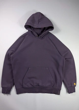Sweat à capuche - Carhartt - Hooded Chase Sweat logo brodé - Violet - Taille L - Très bon état #260, brand: Carhartt, condition: Very good, size: L, €39.00, €41.65 includes Buyer Protection