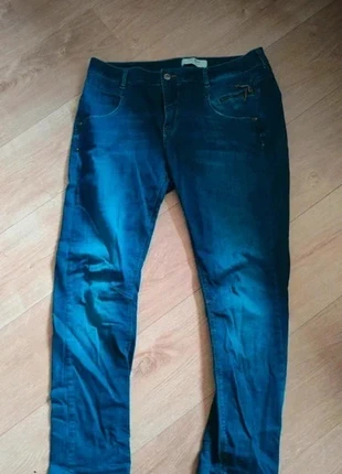 blauwe jeans met bloemenvoering en maat 32, marque: Mos Mosh, état: Très bon état, taille: XL / 42 / 14, 25,00 €, 26,95 € Protection acheteurs incluse