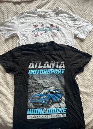 Womens T-shirt bundle duo - size s, brand: h&m and plt, condition: Very good, size: S / 8, £3.50, £4.38 includes Buyer Protection