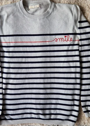 Pull marinière Vintage Smile Peace&Love, merk: Peace n' Love, staat: Heel goed, maat: S / 36 / 8, € 6,00, € 7,00 inclusief Kopersbescherming