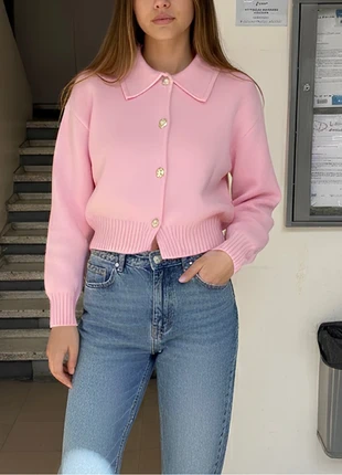 Cardigan épais rose, brand: y2k, condition: Very good, size: M / 38 / 10, €40.00, €42.70 includes Buyer Protection