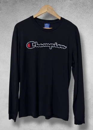 Camisola Manga Comprida Champion Preta Tamanho M, marca: Champion, estado: Novo sem etiquetas, tamanho: M, €16.00, €17.50 inclui Proteção do Comprador