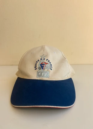 Casquette Vintage Équipe de France FFF Blanche Broderie Logo Ajustable Merch Supporter Football, brand: FFF, condizioni: Ottime, taglia: Taglia unica, €14.00, €15.40 include la Protezione acquisti
