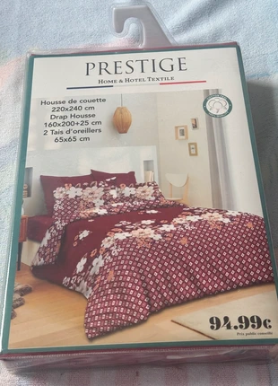 Housse de couette 220x240 cm + 2 taies – Prestige, merk: prestige, staat: Nieuw zonder prijskaartje, maat: 220-240 cm x 220-260 cm, € 15,86, € 17,35 inclusief Kopersbescherming