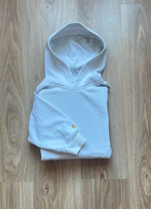 Hoodie Blanc à capuche carhartt, brand: Carhartt, condition: Very good, size: M, €35.00, €37.45 includes Buyer Protection