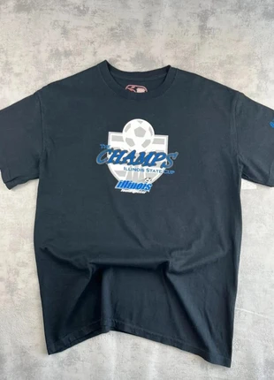 T-shirt noir vintage soccer Illinois State Cup / T-shirt sport USA football américain - M, marca: Vintage Dressing, estado: Muito bom, tamanho: M, €6.90, €7.95 inclui Proteção do Comprador Pro