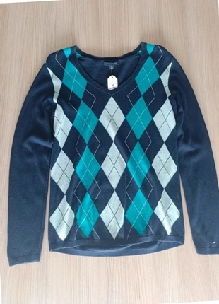 Haut femme Tommy Hilfiger bleu marine uni col rond M, brand: Tommy Hilfiger, condition: Very good, size: M / 38 / 10, €15.00, €16.45 includes Buyer Protection