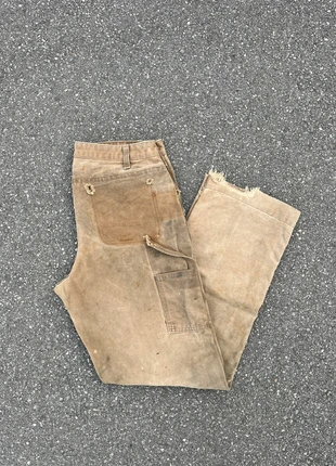 Pantalon carhartt double knee workwear baggy beige vintage - Taille 34x30, brand: Carhartt, condition: Very good, size: W34, €55.00, €58.45 includes Buyer Protection Pro