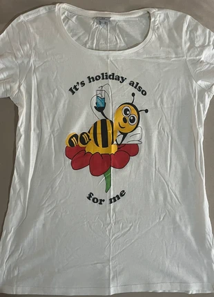 Basic white t-shirt for girl - “Piazza Italia”, taglia L, brand: Piazza Italia, condizioni: Nuovo senza cartellino, taglia: L / IT 44 / EU 40, €6.00, €7.00 include la Protezione acquisti