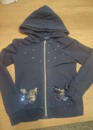 Felpa con cappuccio e glitter, marke: Blukids, zustand: Sehr gut, größe: 9 Jahre / 134, 5,00 €, 5,95 € inklusive Vinted-Käuferschutz