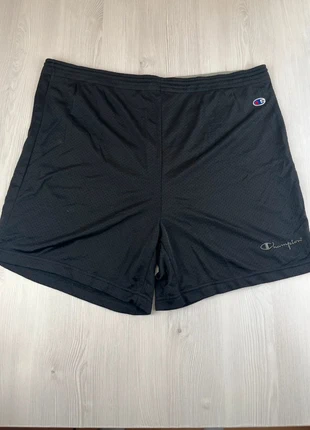 Short Champion Vintage Noir Logo Brodé Taille L, merk: Champion, staat: Heel goed, maat: L, € 11,20, € 12,46 inclusief Kopersbescherming Pro