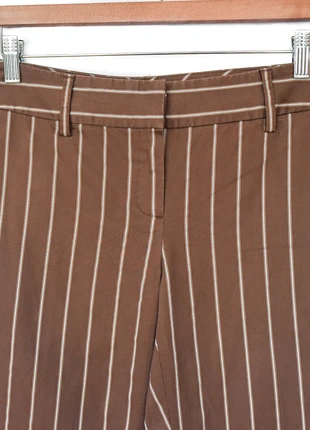 Massimo Dutti Women’s Striped Brown Trousers 🍂, brand: Massimo Dutti, condition: Very good, size: M / 38 / 10, €14.00, €15.40 includes Buyer Protection