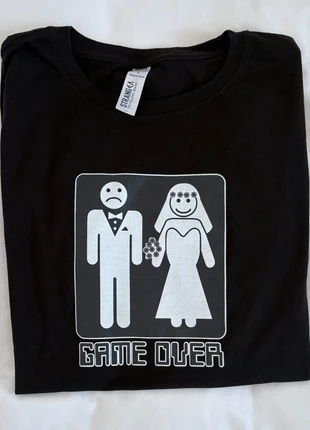 ngel Game Over Graphic T-Shirt Size L (Fits S), marca: strangel, estado: Bom, tamanho: L, €1.50, €2.28 inclui Proteção do Comprador