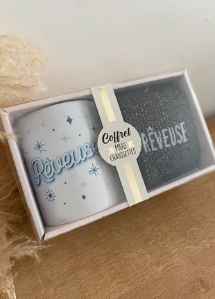 Coffret mug et chaussettes paillettes rêveuse, brand: CADEAUX FEMME, condizioni: Ottime, €12.00, €13.30 include la Protezione acquisti Pro