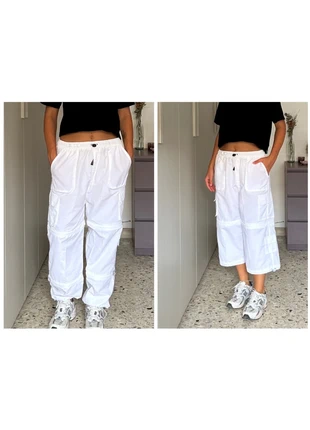 Pantaloni accorciabili cargo bianchi jorts bermuda vintage y2k, marque: Vintage Dressing, état: Très bon état, taille: L / 40 / 12, 14,00 €, 15,40 € Protection acheteurs incluse