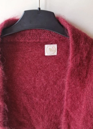 Des petits hauts burgundy mohair cardigan t36/38, merk: Des Petits Hauts, staat: Heel goed, maat: S / 36 / 8, € 85,00, € 89,95 inclusief Kopersbescherming