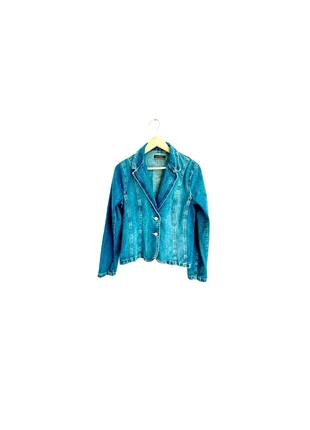 Blazer en jean Vintage, marque: Fashion, état: Satisfaisant, taille: L / 40 / 12, 7,99 €, 9,09 € Protection acheteurs incluse