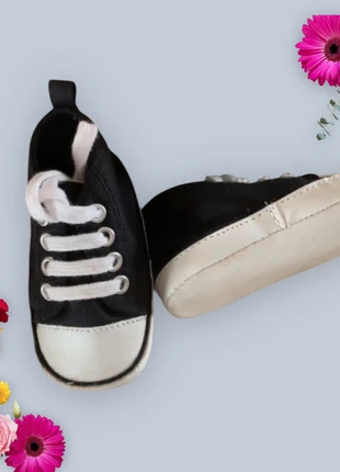 🐰 Chaussures noir 6-9 mois mixte 🐸, brand: Kiabi, condition: Very good, size: 18, €2.50, €3.33 includes Buyer Protection