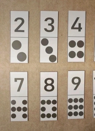 Cartes chiffres dominos apprendre à compter, brand: imagier montessori, condition: New with tags, size: 4 years / 104 cm, €8.00, €9.10 includes Buyer Protection Pro