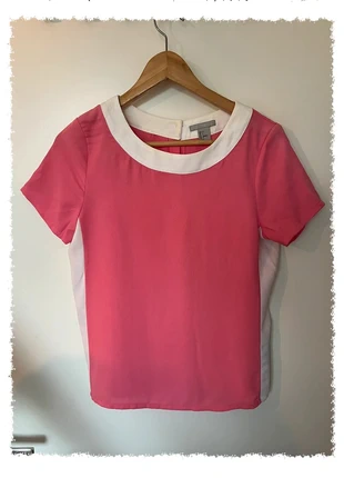 Wow H&M blouse maat 36 – roze met wit en knoopsluiting achter Uitverkoop Uitverkoop, marque: H&M, état: Très bon état, taille: S / 36 / 8, 4,30 €, 5,22 € Protection acheteurs incluse