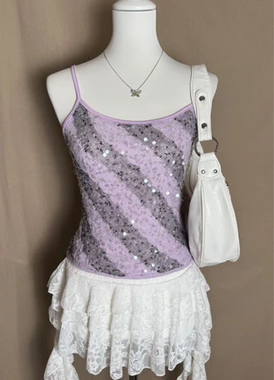Top type coquette & romantique aesthetic - Style vintage Y2K, marke: COQUETTE, zustand: Sehr gut, größe: M / 38 / 10, 14,00 €, 15,40 € beinhaltet Vinted-Käuferschutz Pro