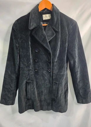 Vintage Bay Trading Co Black Velvet Jacket Blazer UK 12 Smart Double Breasted Retro, brand: Vintage Dressing, condition: Very good, size: M / UK 12-14, £29.50, £31.68 includes Buyer Protection