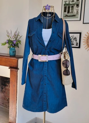 Robe en denim Pimkie taille XS - Intemporel printanier 🪻, marca: Pimkie, estado: Muy bueno, tamaño: XS / 34 / 6, 12,00 €, 13,30 € Protección al comprador Pro incluida