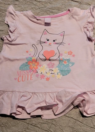 T-shirt 80 cm, marca: DopoDopo, estado: Bom, tamanho: 12-18 meses / 80 cm, €1.00, €1.75 inclui Proteção do Comprador