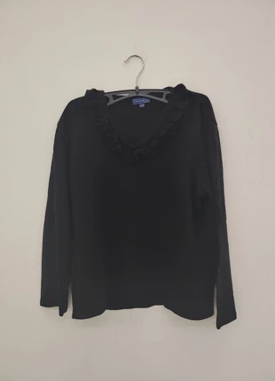 Pullover mit Rüschen, marke: Encadee, zustand: Sehr gut, größe: XL / 42 / 14, 9,00 €, 10,15 € inklusive Vinted-Käuferschutz