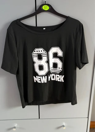 Women’s Black and White Print Tee, brand: Shein, condition: Very good, size: L / 40 / 12, €3.00, €3.85 includes Buyer Protection