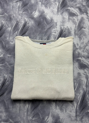 Pull / Sweater / Maglione Tommy Hilfiger Femme Crème L - Bon État - Traces Visibles en Photo, brand: Tommy Hilfiger, condition: Good, size: L / 40 / 12, 5.00 €, 5.95 € includes Buyer Protection Pro