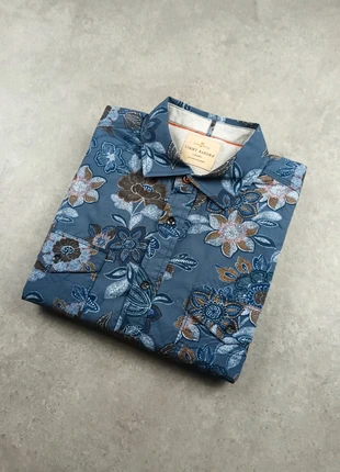 Chemise haiwaïenne manche longue Tommy Bahama bleu motifs fleur taille L homme, marque: Tommy Bahama, état: Très bon état, taille: L, 12,00 €, 13,30 € Protection acheteurs (Pro) incluse