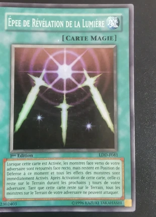 Yu-Gi-Oh! Épée de Révélation de la Lumière (LDD-F081), brand: Yu-Gi-Oh!, condition: Good, €14.99, €16.44 includes Buyer Protection