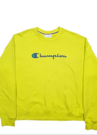Champion Spellout Crewneck Cotton Blend Sweatshirt Jumper Womens M, brand: Champion, condition: Very good, size: M / UK 12-14, £16.00, £17.50 includes Buyer Protection Pro