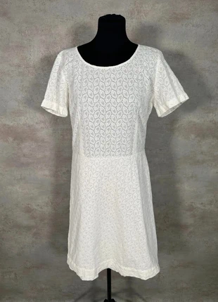 Robe Bensimon blanche en dentelle ajourée taille XL, marque: Bensimon, état: Très bon état, taille: XL / 42 / 14, 8,00 €, 9,10 € Protection acheteurs (Pro) incluse