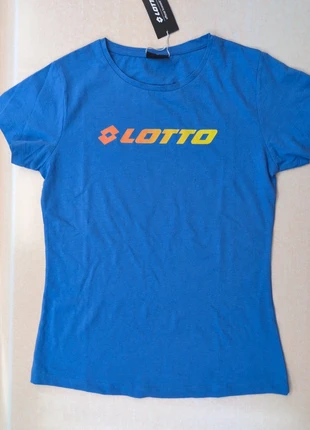 T-shirt Lotto donna celeste M cotone, marca: Lotto, estado: Nuevo con etiquetas, tamaño: M / 38 / 10, 2,50 €, 3,33 € Protección al comprador incluida