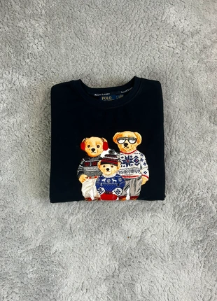 Pull Ralph Lauren Bear Family Bleu Marine Taille M Homme/L Femme, merk: Ralph Lauren, staat: Heel goed, maat: M, € 50,00, € 53,20 inclusief Kopersbescherming