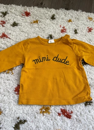 T shirt manches longues Kiabi, marke: Kiabi, zustand: Sehr gut, größe: 3-6 Monate / 62, 1,00 €, 1,75 € inklusive Vinted-Käuferschutz