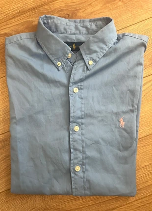 Chemise Ralph Lauren Femme | Manches Courtes | Bleu | 100% Coton | Taille S, brand: Ralph Lauren, condition: New without tags, size: S / 36 / 8, €33.00, €35.35 includes Buyer Protection